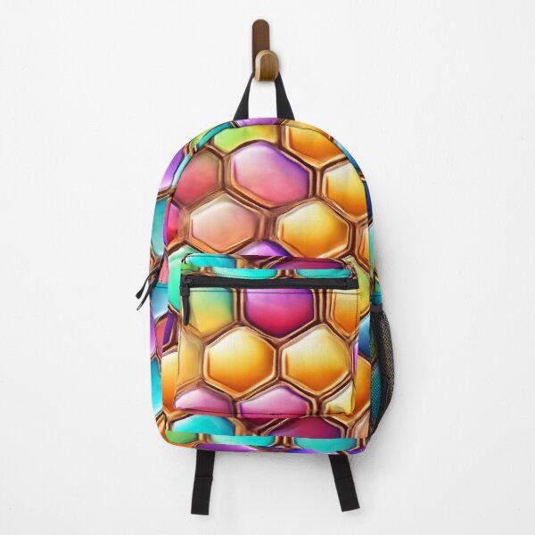 Item preview,  Marvelous Colorful Honeycomb Pattern  designed and sold by DigiDreamyArt.