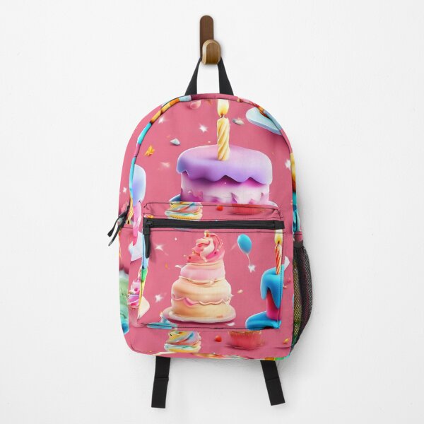 Item preview, Marvelous Colorful Birthday Cake Pattern designed and sold by DigiDreamyArt.