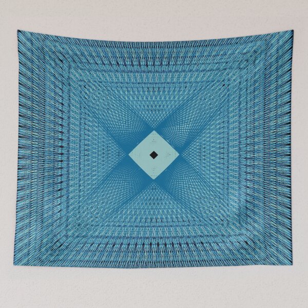 Item preview, Rectangular Pattern #5 Morph C Second Layer [13927-Blues-BB] designed and sold by LottMultimedia.