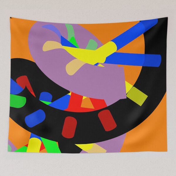 Item preview, DNA Candy Abstract #14 orange designed and sold by Russell Kightley.