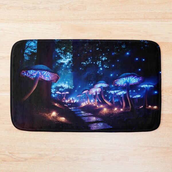 Item preview, Bioluminescent: Illuminated Electric Forest Dreamscape Magical Mushrooms designed and sold by Fantasy Masterpiece.
