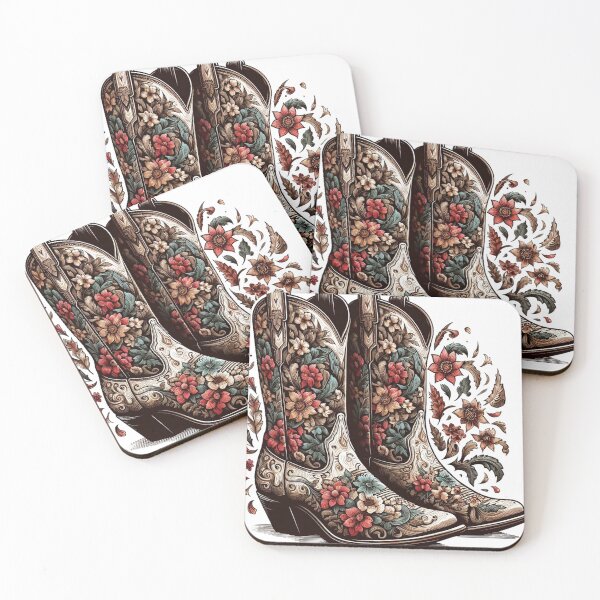 Item preview, Cowboy Floral Boot designed and sold by ryanapples2.