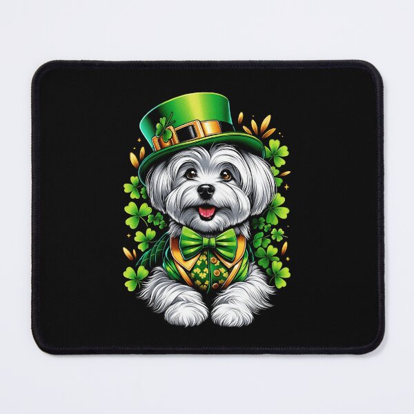 Item preview, Maltese Dog St Patrick's Day Irish Leprechaun Clover Shamrock designed and sold by JoelFox165.