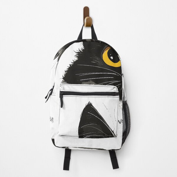 Item preview, Defying Gravity Cute Black Cat Art designed and sold by inkArtistryfine.