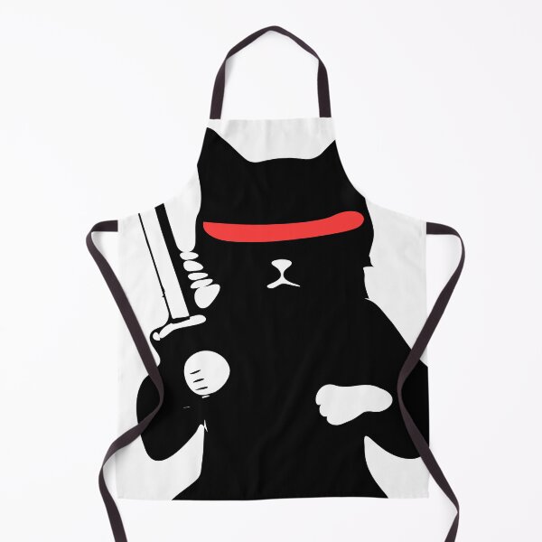 Item preview, Ninja Cat, Cat with Sword, Black Cat designed and sold by cutenesss.