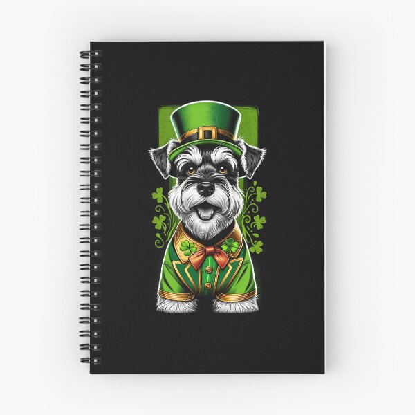 Item preview, Miniature Schnauzer Dog St Patrick's Day Irish Leprechaun Clover Shamrock designed and sold by JoelFox165.
