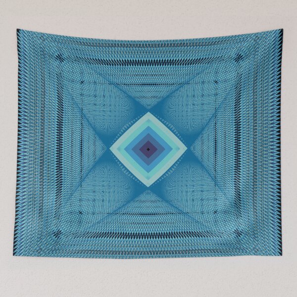 Item preview, Rectangular Pattern #5 Morph C Second Layer [11346-Blues-BB] designed and sold by LottMultimedia.