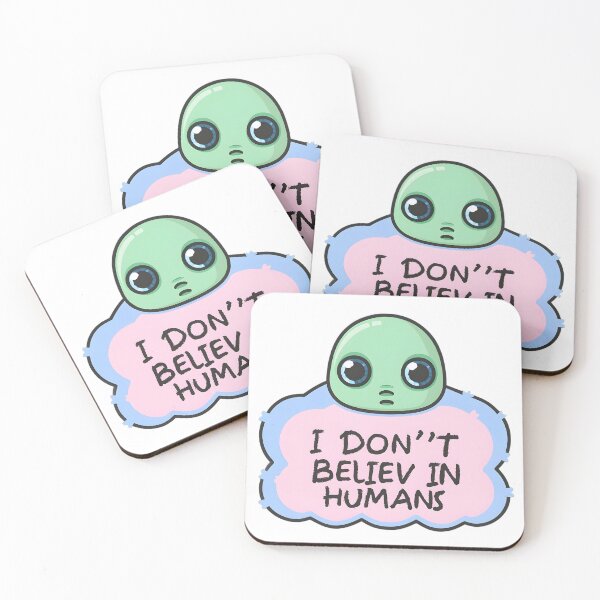 Item preview, I don't believe in humans designed and sold by PrintPaloza.