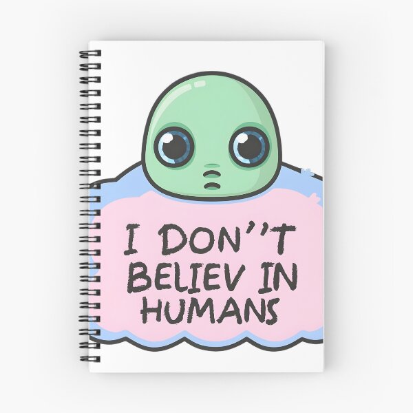 Item preview, I don't believe in humans designed and sold by PrintPaloza.