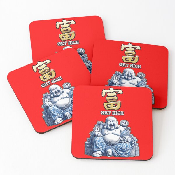 Item preview, The Laughing Buddha with Bitcoin,chinese Laughing Buddha,Crypto art designed and sold by 1SINGHA.
