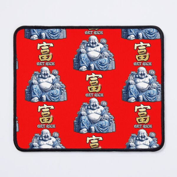 Item preview, The Laughing Buddha with Bitcoin,chinese Laughing Buddha,Crypto art designed and sold by 1SINGHA.
