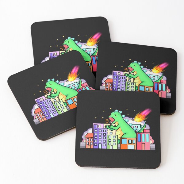 Item preview, Funny Rampaging T rex, Monster Destrotyng City designed and sold by Logiamerch.