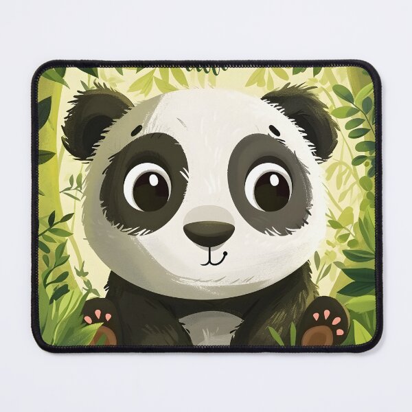 Item preview, Enchanted Forest Panda Cub Portrait designed and sold by inkArtistryfine.