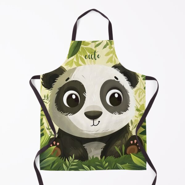 Item preview, Enchanted Forest Panda Cub Portrait designed and sold by inkArtistryfine.