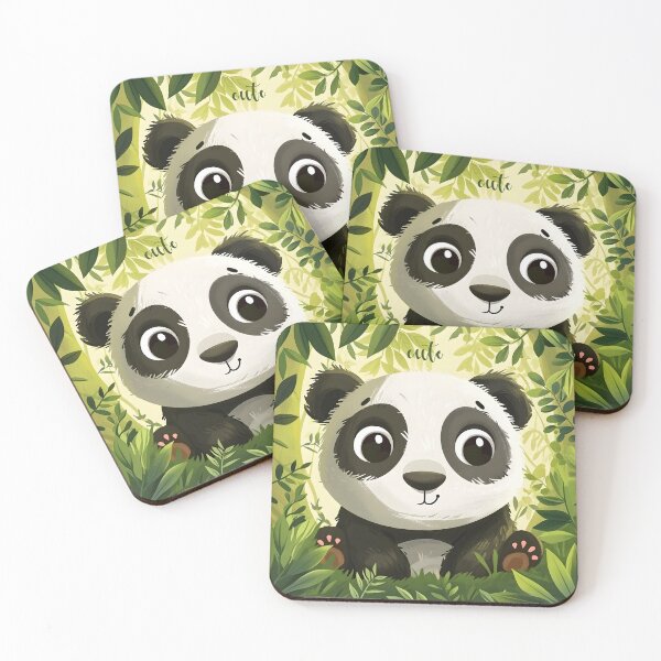 Item preview, Enchanted Forest Panda Cub Portrait designed and sold by inkArtistryfine.