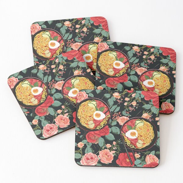 Item preview, Noodle Bouquet: Ramen and Roses Harmony designed and sold by PixelCatalyst.
