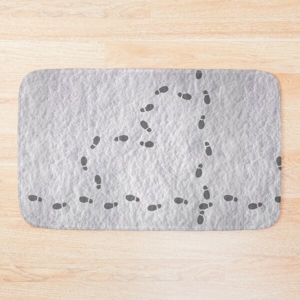 Item preview, Cute shoe footprint, shoe steps on a snow designed and sold by EMMonovi.