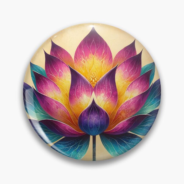 Item preview, Vibrant Lotus Bloom Artwork designed and sold by inkArtistryfine.