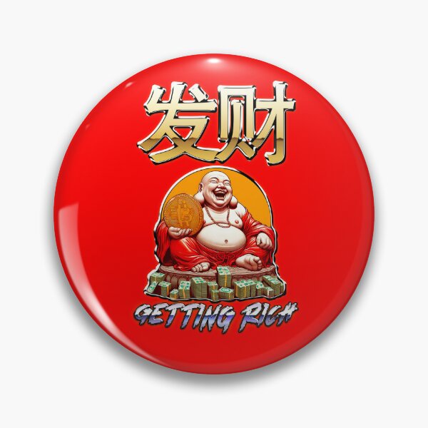 Item preview, The Laughing Buddha with Bitcoin,chinese Laughing Buddha,Crypto art designed and sold by 1SINGHA.