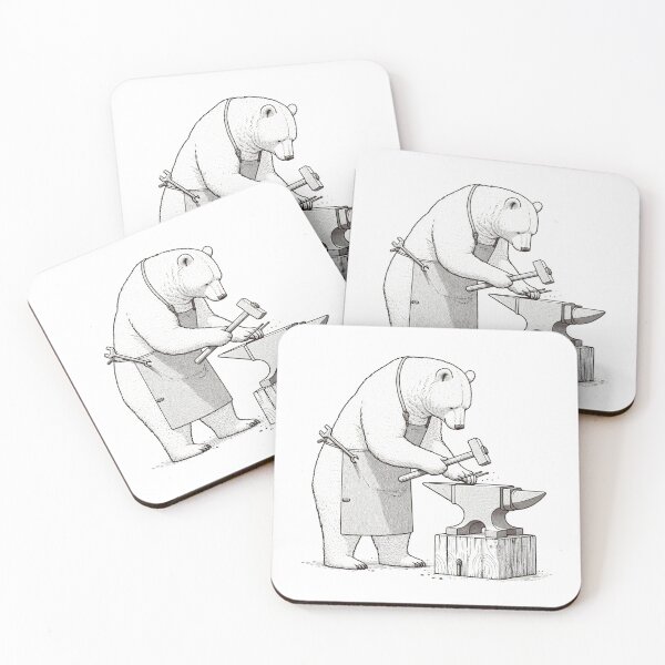 Item preview, The Bear Casting Iron designed and sold by hebaesta.