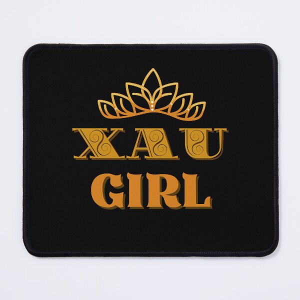 Item preview, XAU Girl-Black Background designed and sold by Trendi61.
