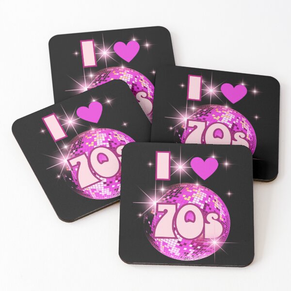Item preview, I LOVE 70s Rock Glam Disco groove design designed and sold by Jt41.