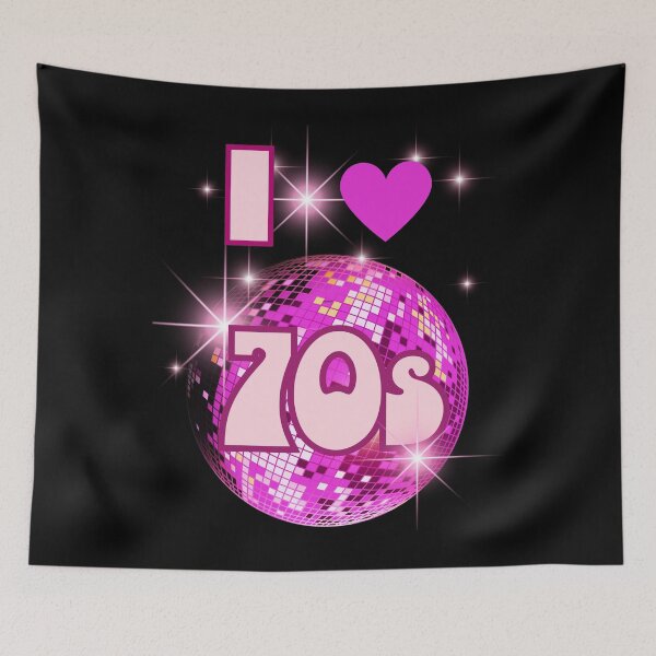 Item preview, I LOVE 70s Rock Glam Disco groove design designed and sold by Jt41.