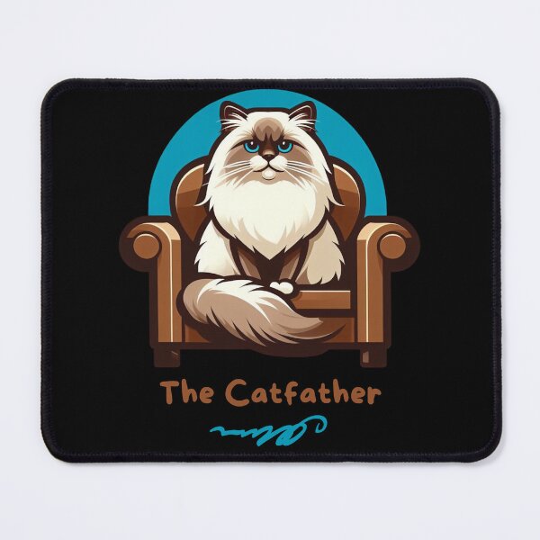 Item preview, The Catfather Catfather Funny Cat Dad designed and sold by DigitalPrintsByEcho.