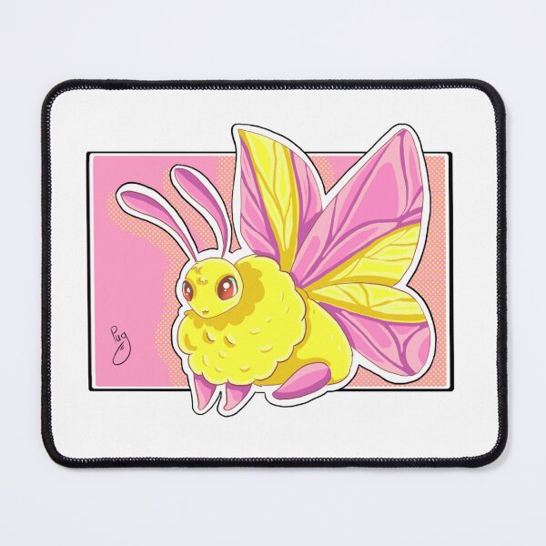 Item preview, Yellow and Pink Moth designed and sold by Art_with_Honesty.