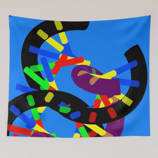 Item preview, DNA Candy Abstract #20 light blue designed and sold by Russell Kightley.