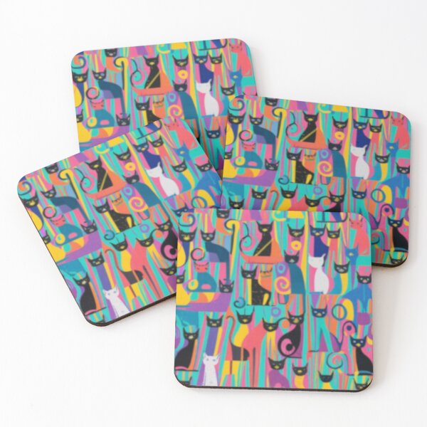 Item preview, Coloured Cats designed and sold by Alamacota.
