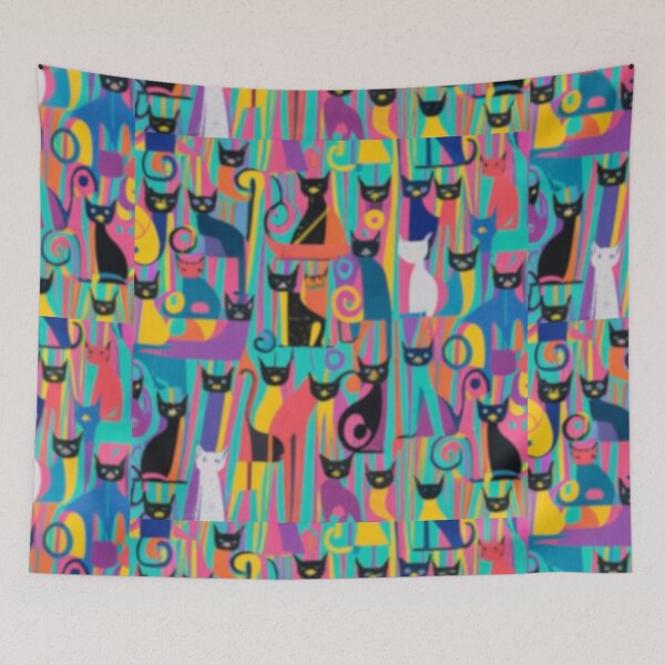 Item preview, Coloured Cats designed and sold by Alamacota.