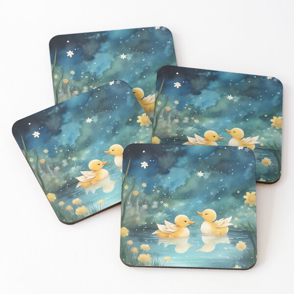 Item preview, Whimsical Starry Ducklings designed and sold by cute-animals99.