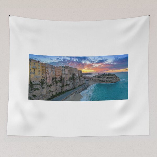 Item preview, Tropea Panorama Sunset designed and sold by DiFigianoPhoto.