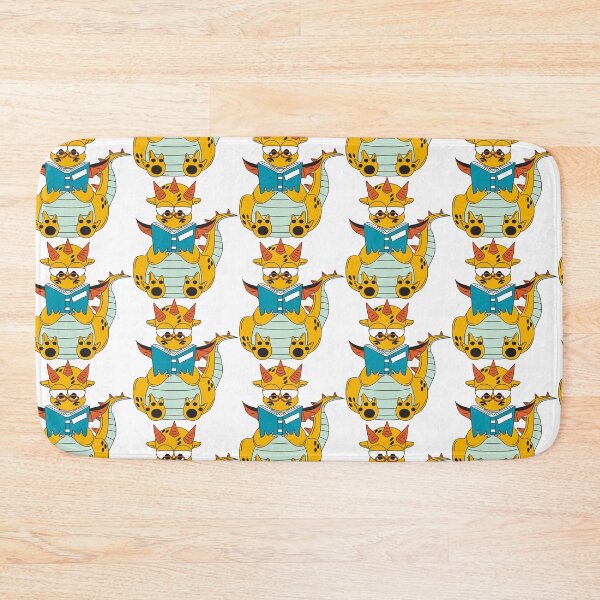 Item preview, Funny fantasy character dragon is reading a book. designed and sold by Innamalinka.