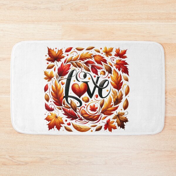 Item preview, Autumn Embrace: Love Amidst Fall Leaves designed and sold by KNAA.