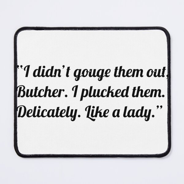 Item preview, Butcher and Blackbird quote designed and sold by NordicTurtle.