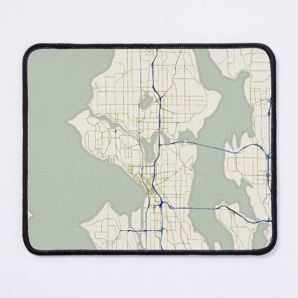 Item preview, Seattle Washington City Map - Hand-Drawn designed and sold by StylishStacks.