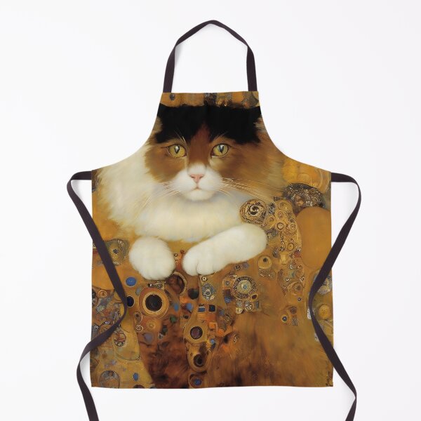 Item preview, Gustav Klimt Inspired Cat Elegance designed and sold by Tamas Das.
