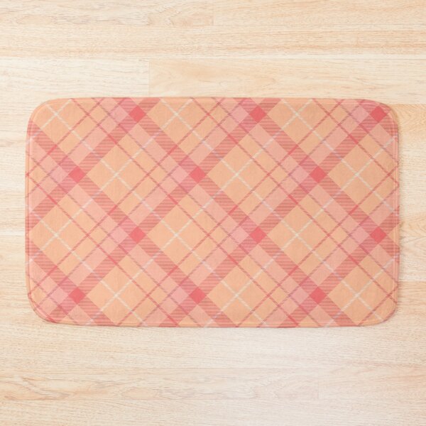 Item preview, Peach Fuzz Tartan designed and sold by CarolineRowland.
