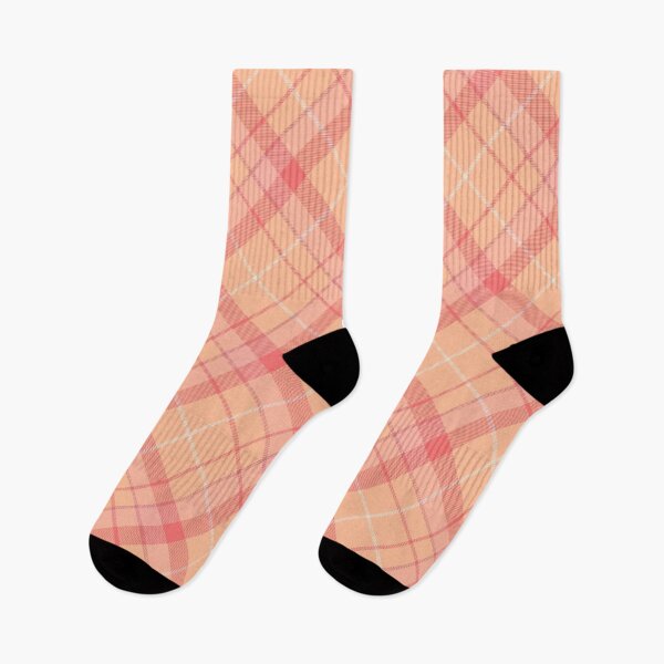 Item preview, Peach Fuzz Tartan designed and sold by CarolineRowland.