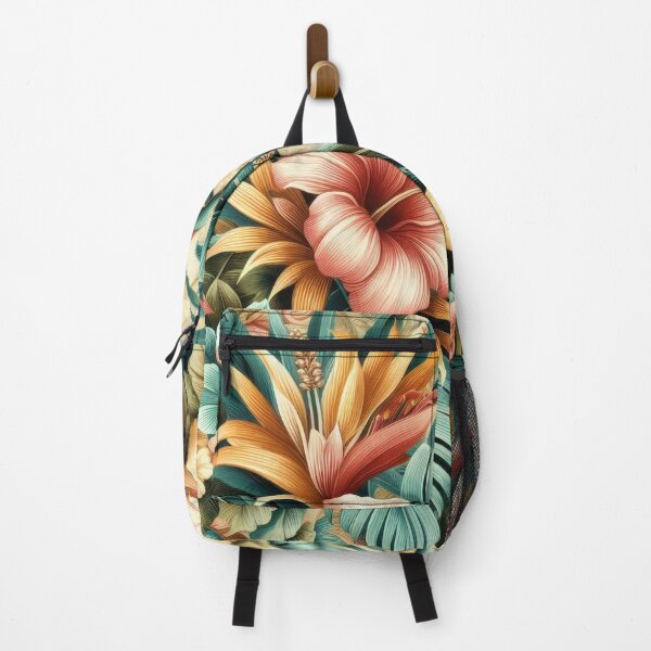 Item preview, Tropical Fest flowers background designed and sold by Expressions-Sel.