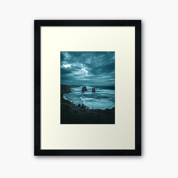 Item preview, Mysterious Twilight at the Twelve Apostles: Dramatic Photographic Print of the Great Ocean Road, Australia designed and sold by TRex-Landscapes.