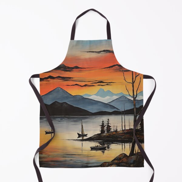 Item preview, Lake te anau colorful travel vintage graphics designed and sold by wonderfulpark.