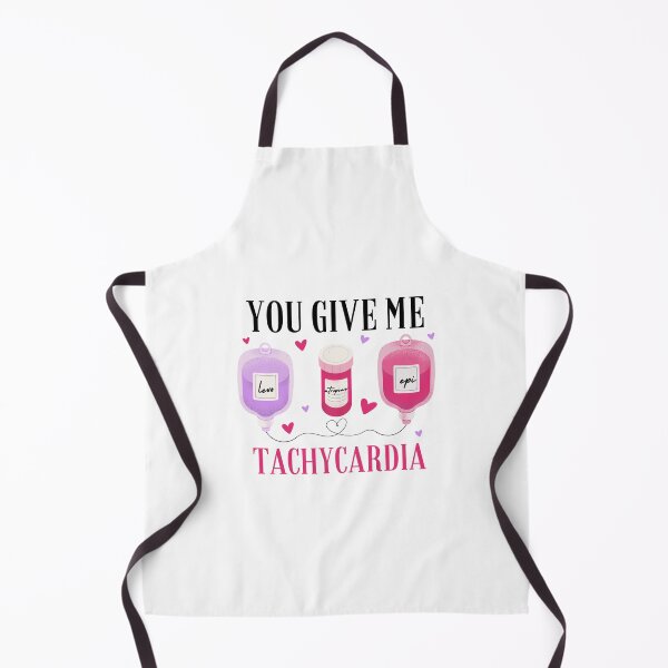 Item preview, You give me tachycardia funny nurse Valentines day designed and sold by Kawabijutsu21.