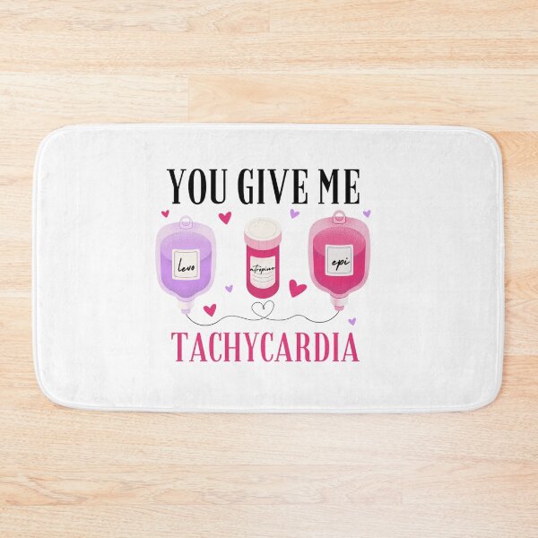 Item preview, You give me tachycardia funny nurse Valentines day  designed and sold by Kawabijutsu21.