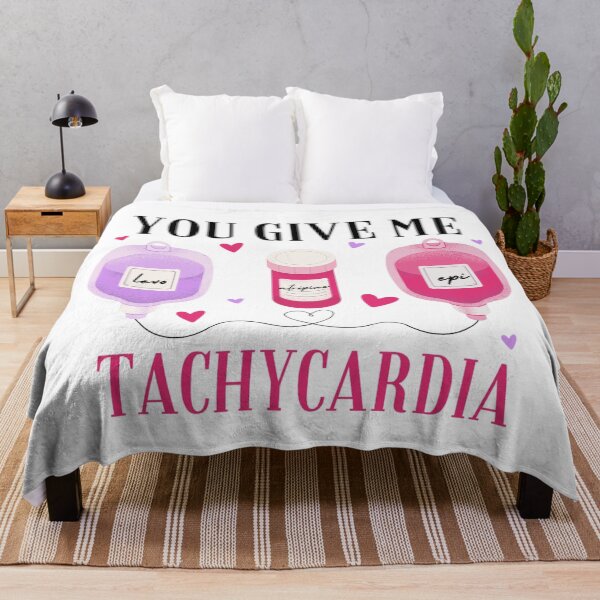 Item preview, You give me tachycardia funny nurse Valentines day  designed and sold by Kawabijutsu21.