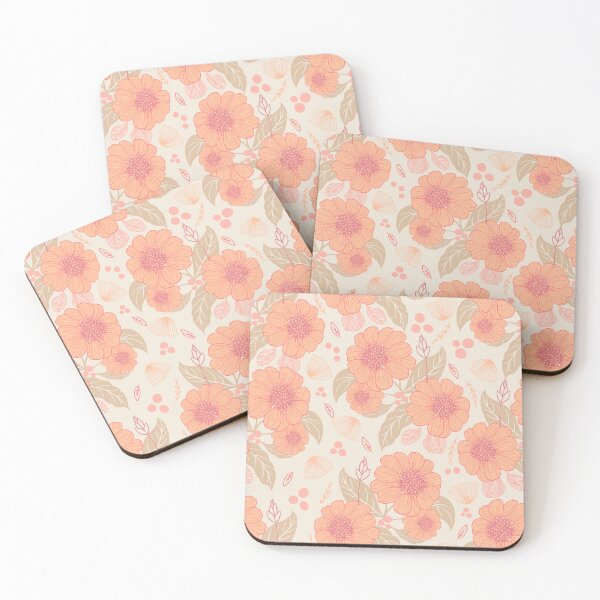Item preview, Peach Fuzz Floral designed and sold by CarolineRowland.