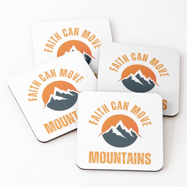 Item preview, Faith can move mountains designed and sold by Heraldry design.