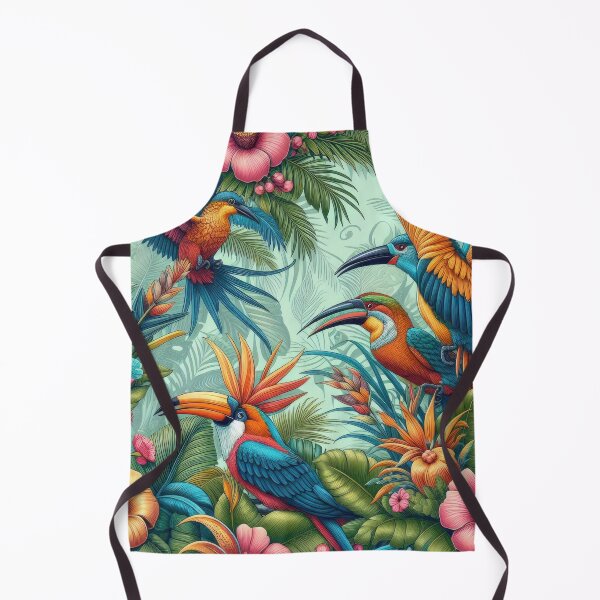 Item preview, Tropical Fest  with tropical birds designed and sold by Expressions-Sel.